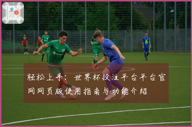 轻松上手：世界杯投注平台平台官网网页版使用指南与功能介绍